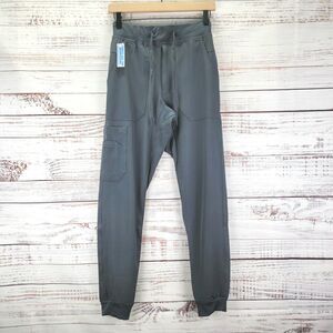 Zavate Mens Jogger Pant Size XS Pewter Scrub Medical Workwear Stretch NWT